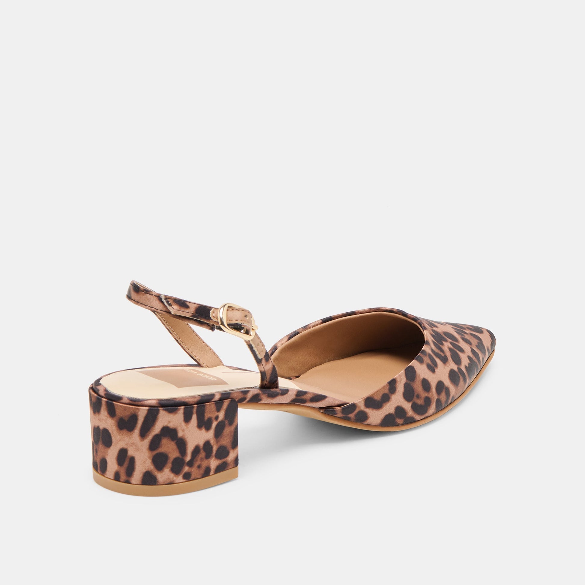 Carel Dk Leopard Satin Heels Dolce Vita