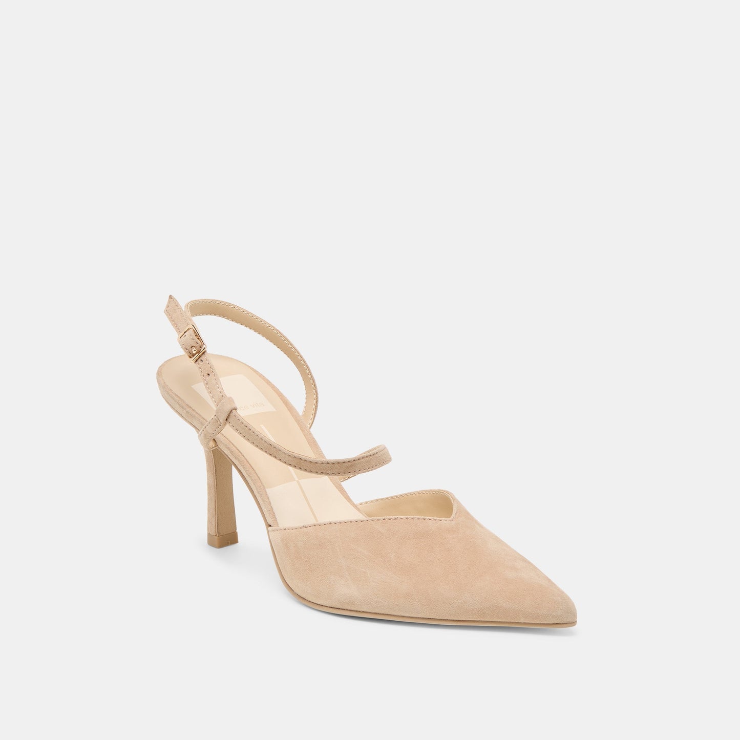 Kamra Camel Suede Heels Dolce Vita