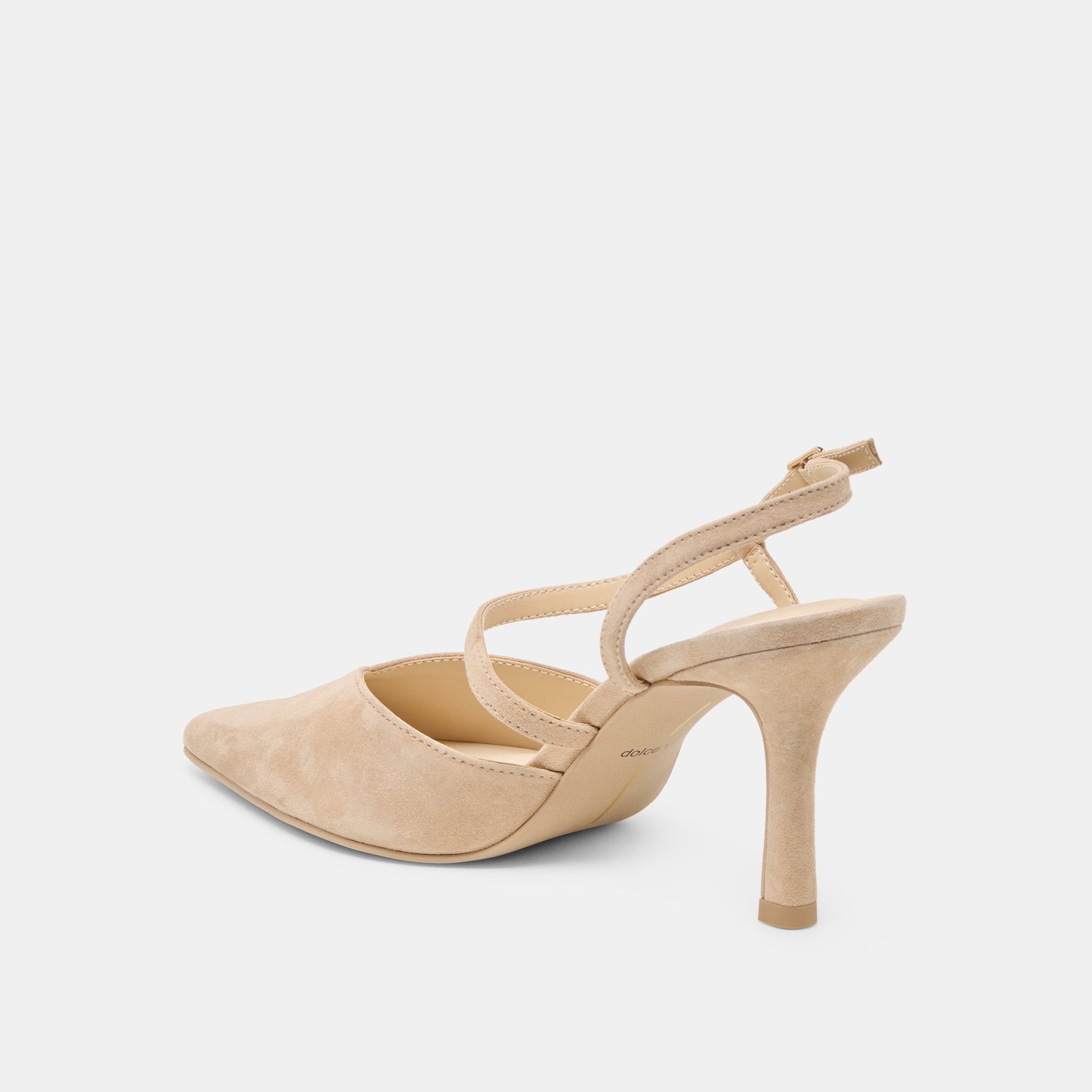 Kamra Camel Suede Heels Dolce Vita