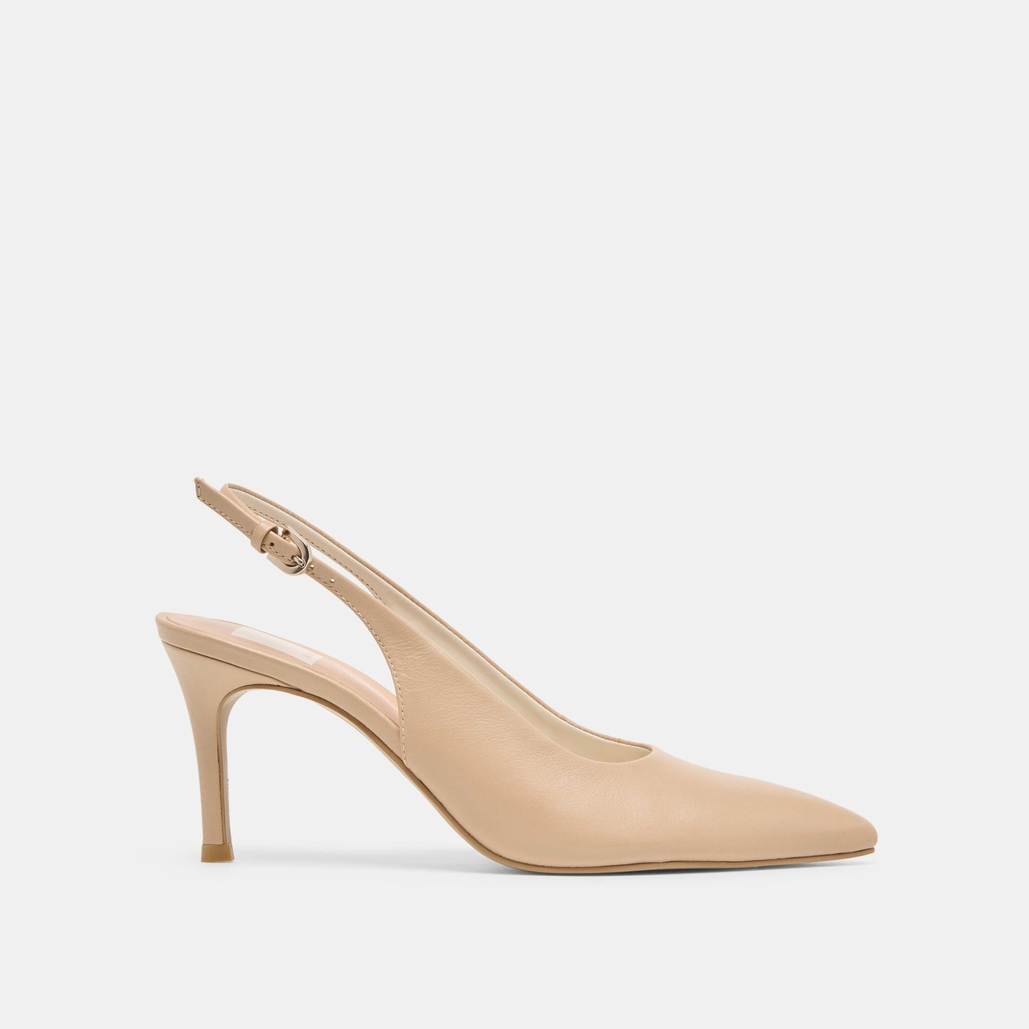 Elasi Beige Crinkle Patent Heels Dolce Vita