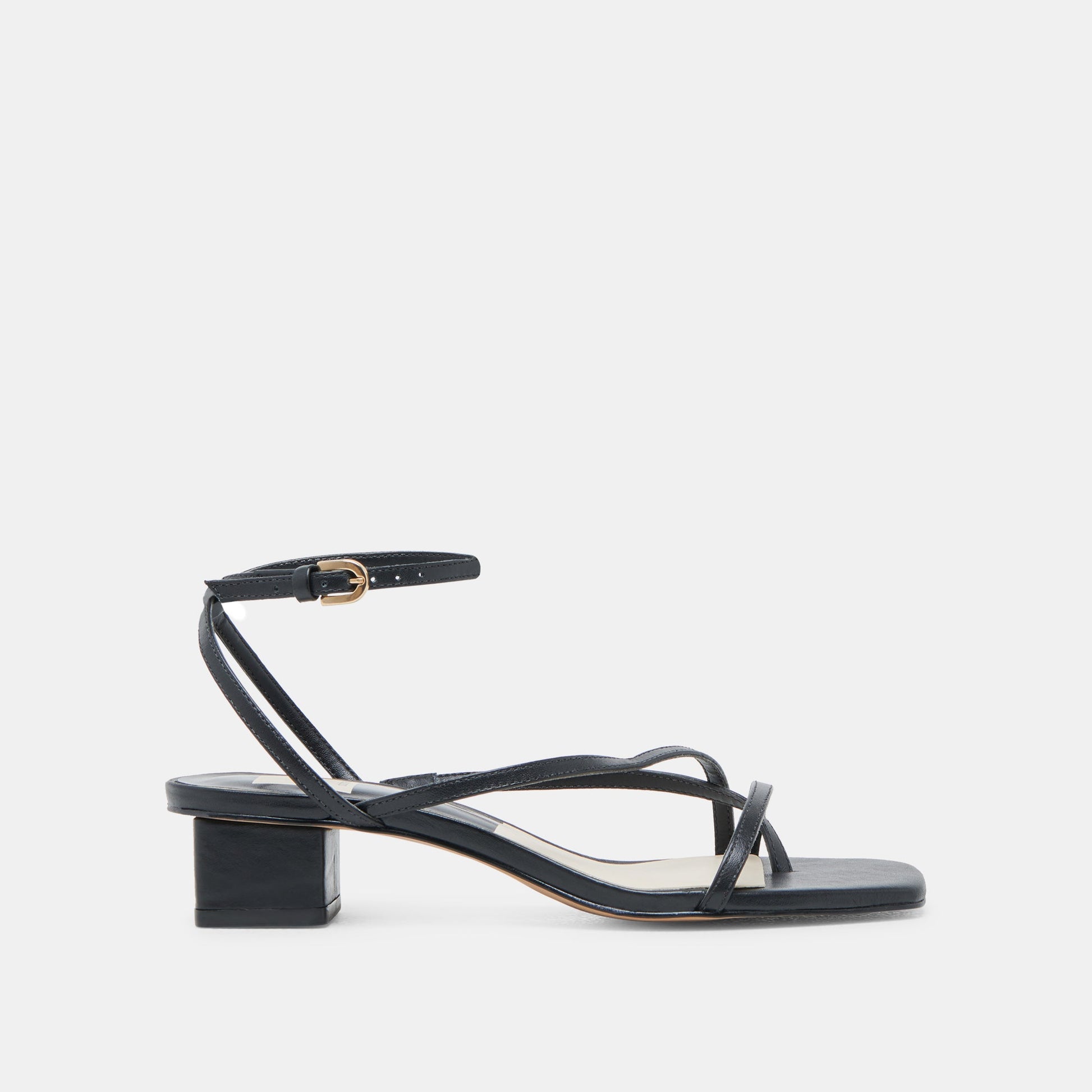 KARLOS SANDALS BLACK LEATHER Dolce Vita