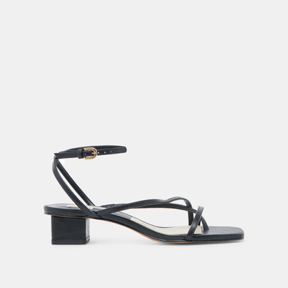 KARLOS SANDALS BLACK LEATHER Dolce Vita