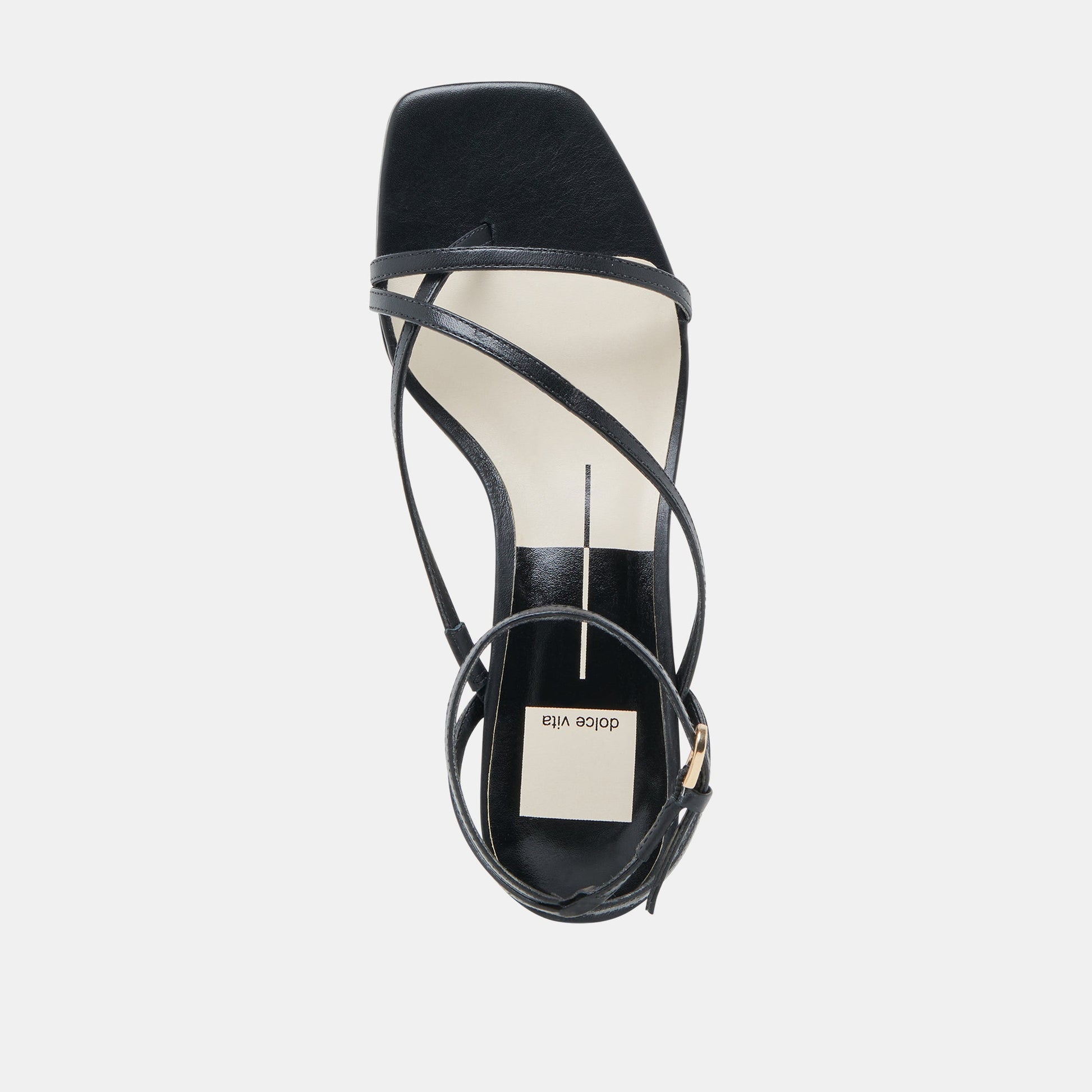 KARLOS SANDALS BLACK LEATHER Dolce Vita