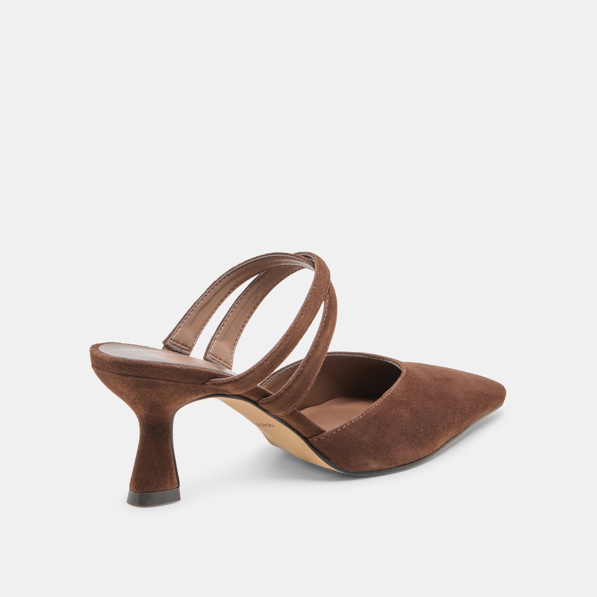Linore Dk Brown Suede Heels Dolce Vita