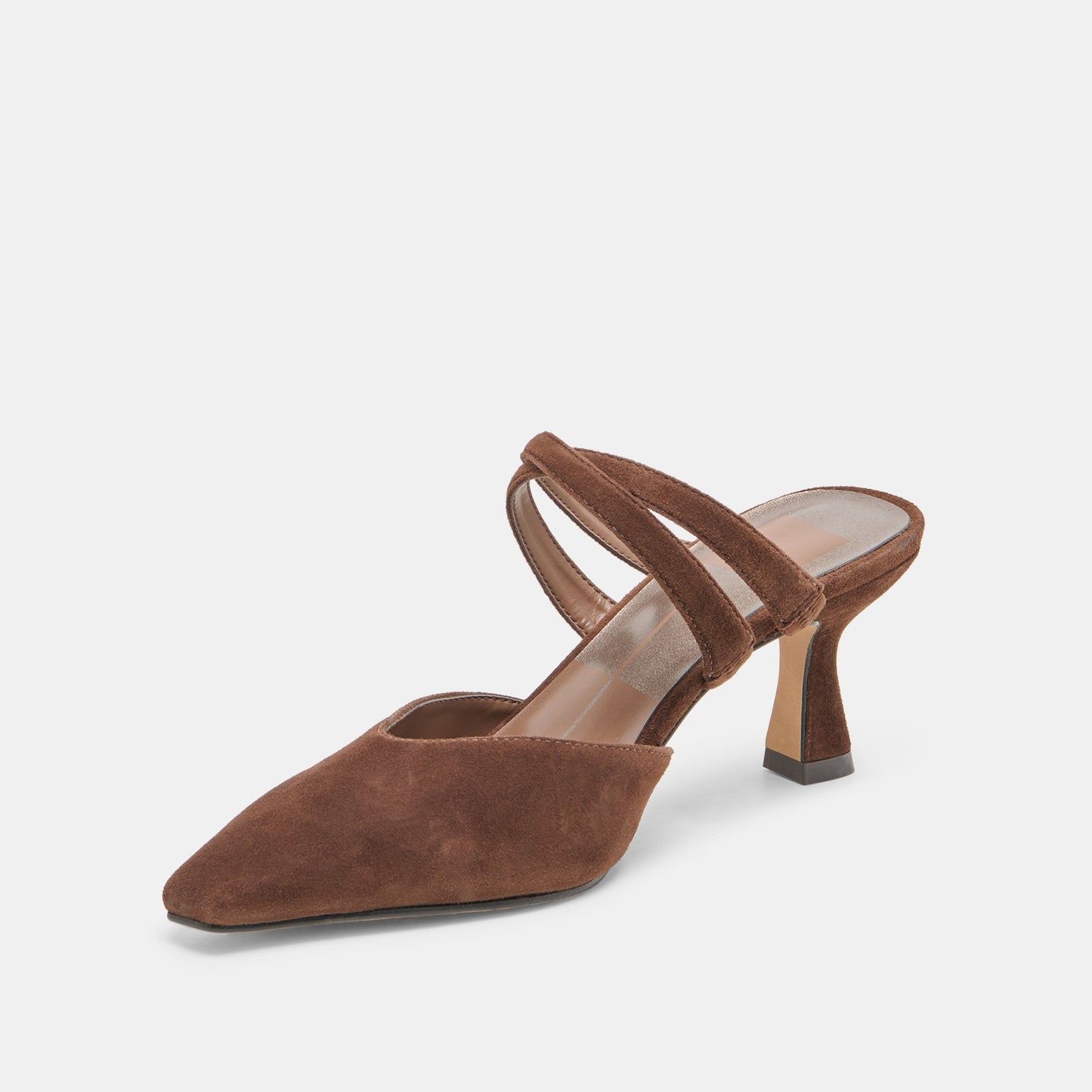 Linore Dk Brown Suede Heels Dolce Vita