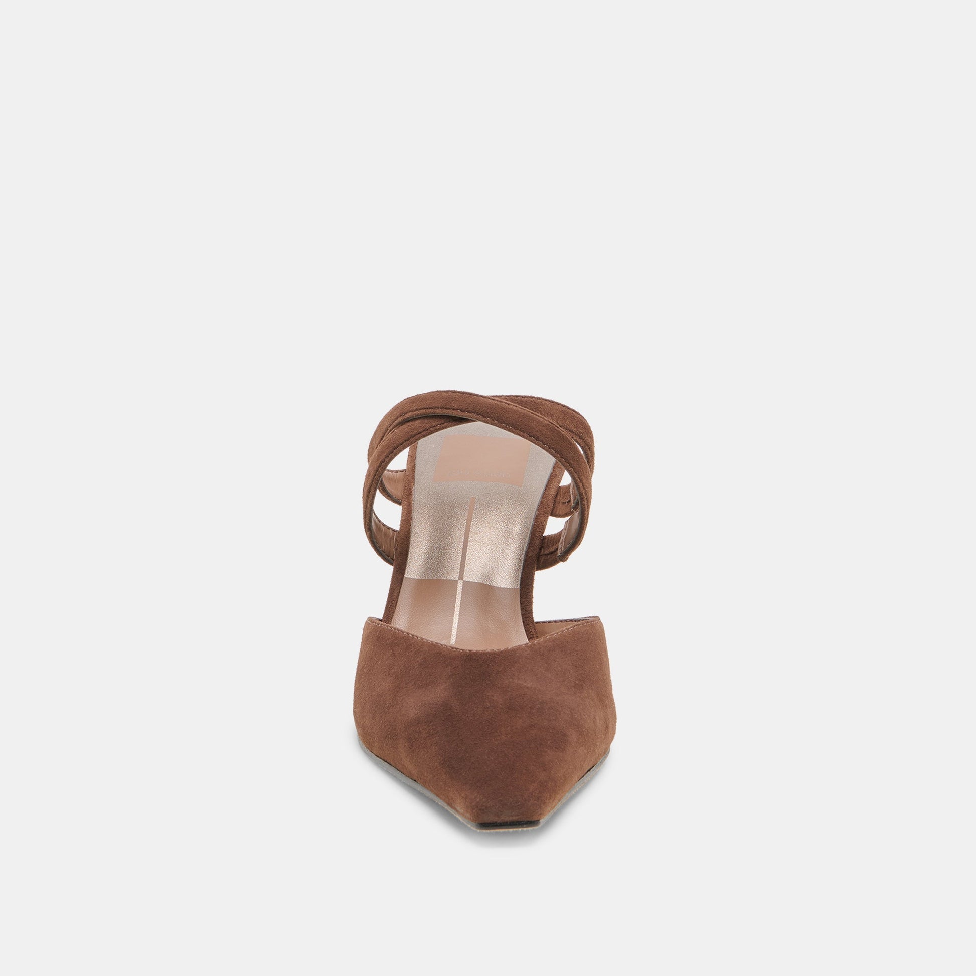 Linore Dk Brown Suede Heels Dolce Vita