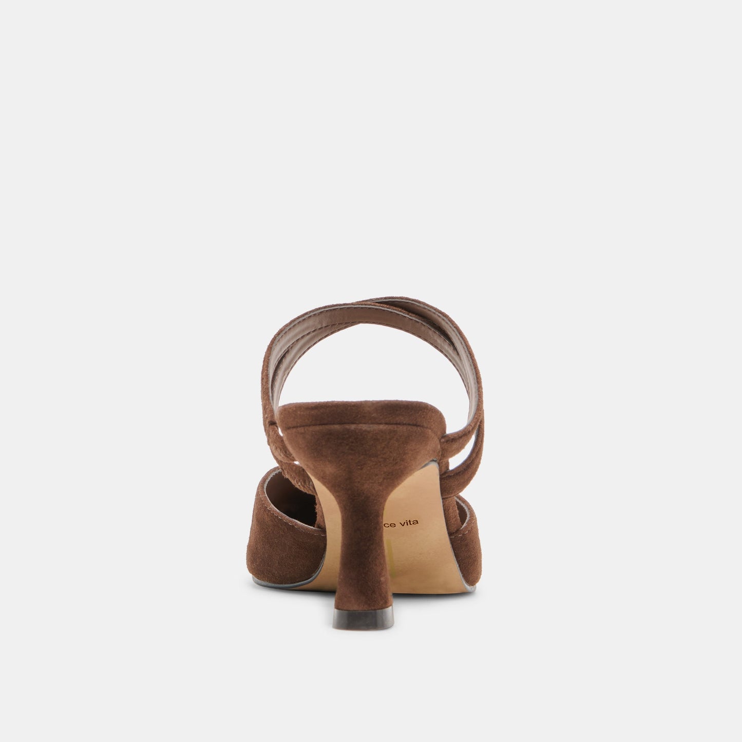 Linore Dk Brown Suede Heels Dolce Vita