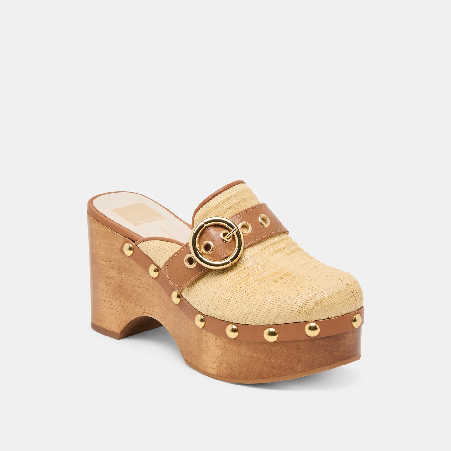 Debrah Lt Natural Raffia Clogs Dolce Vita