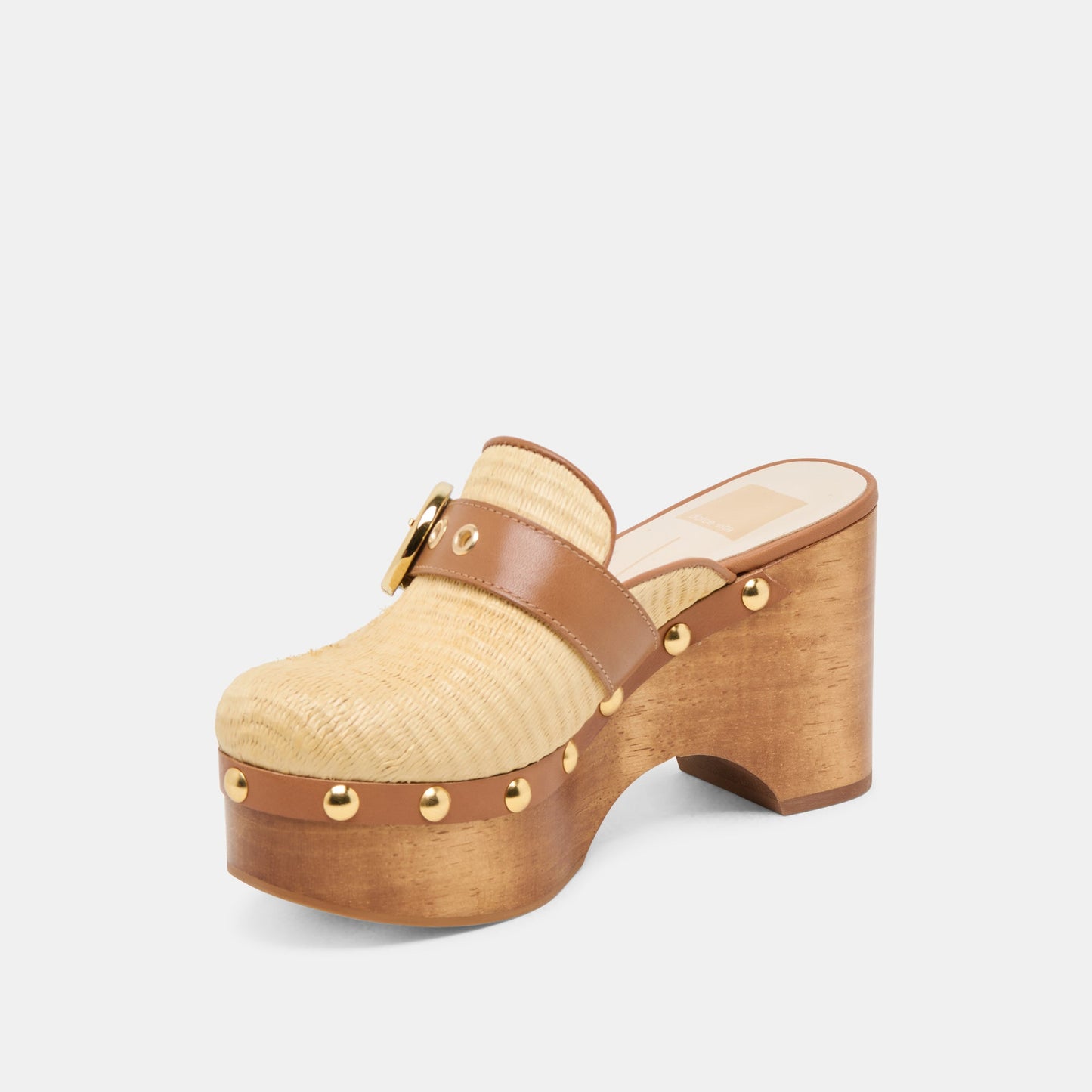Debrah Lt Natural Raffia Clogs Dolce Vita
