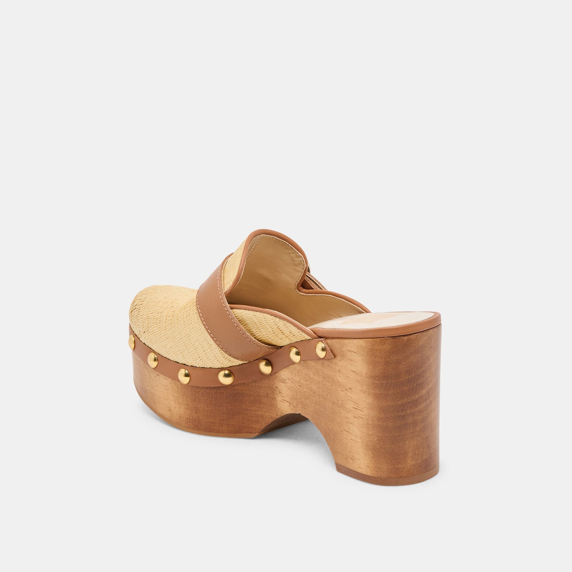 Debrah Lt Natural Raffia Clogs Dolce Vita