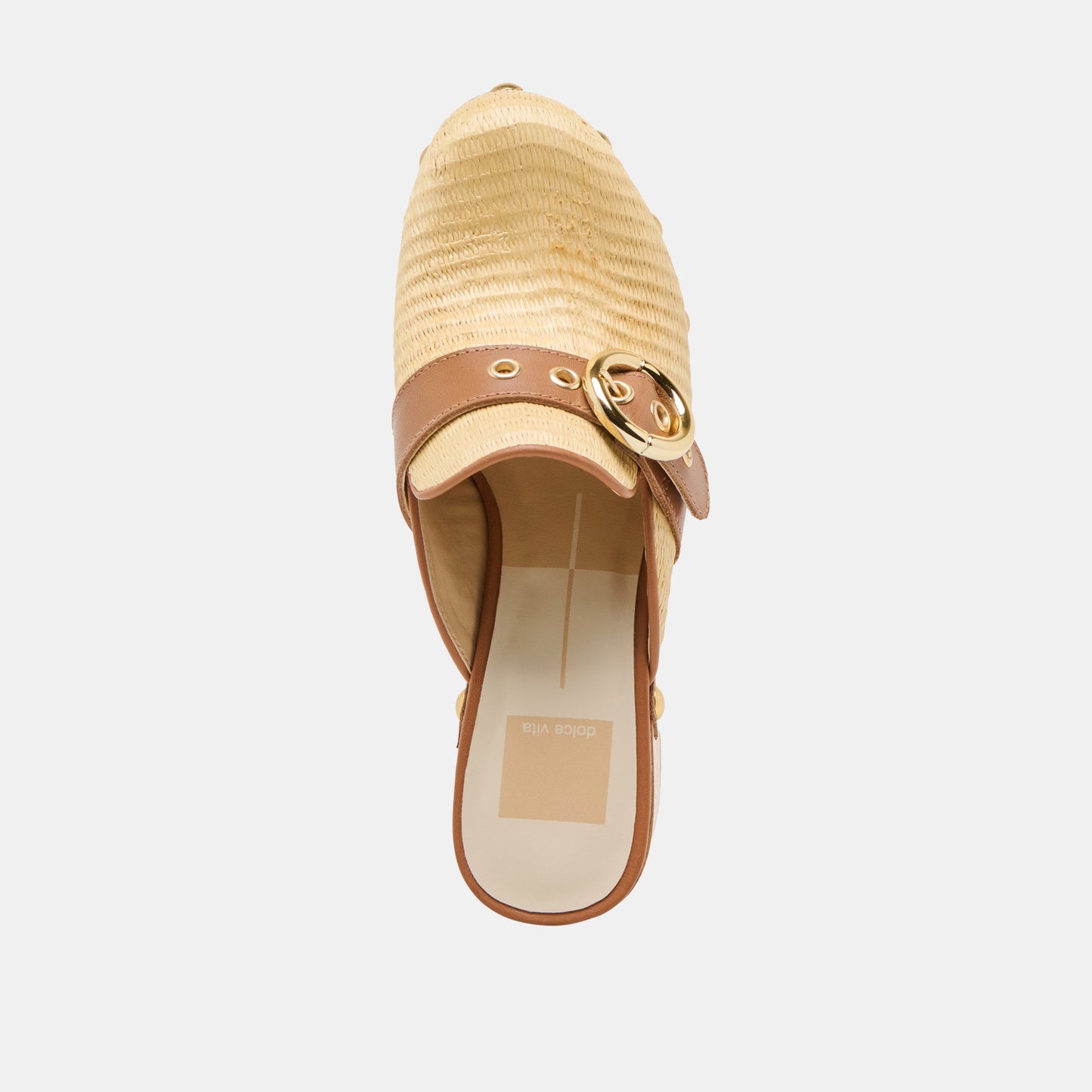 Debrah Lt Natural Raffia Clogs Dolce Vita