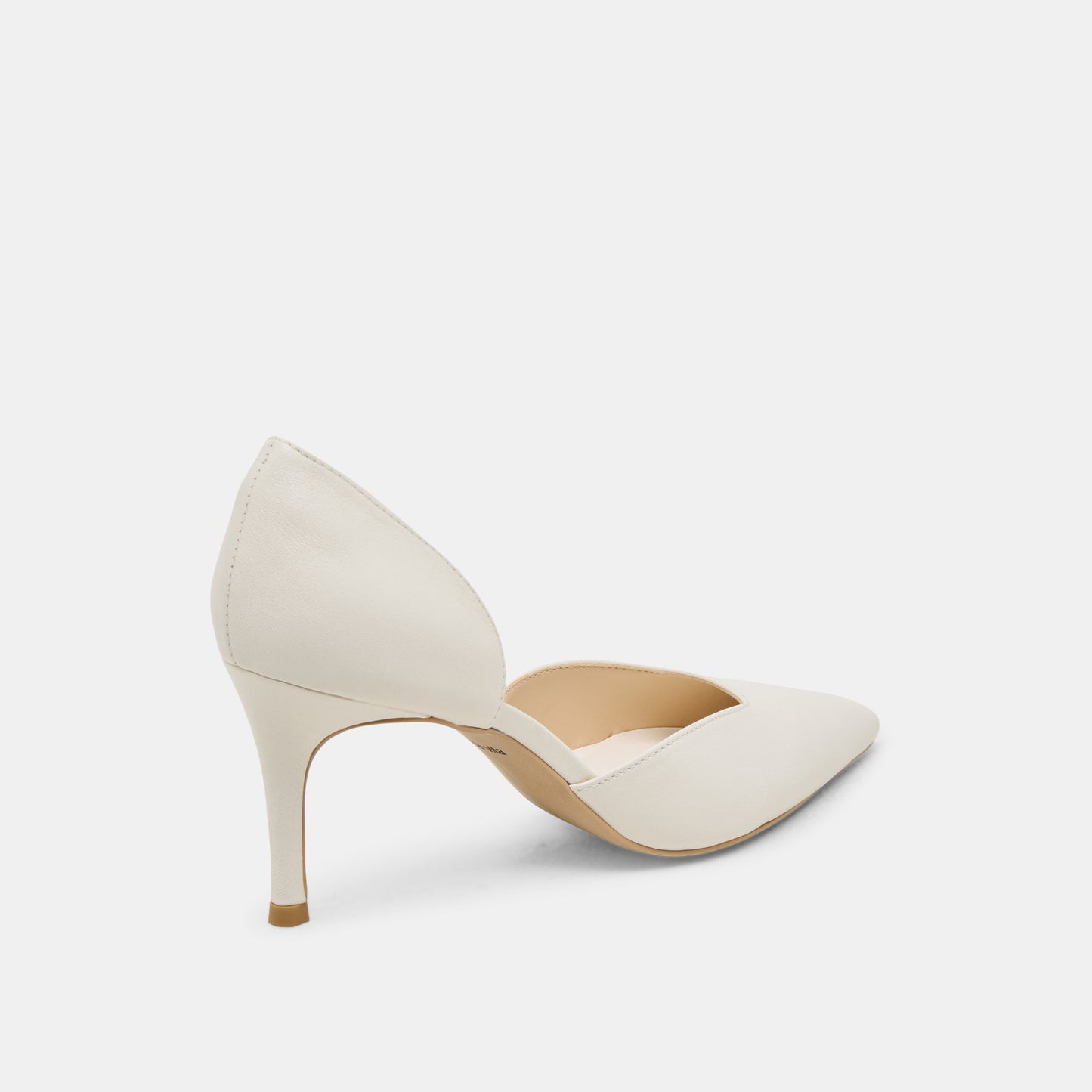 ELOY HEELS WHITE LEATHER Dolce Vita