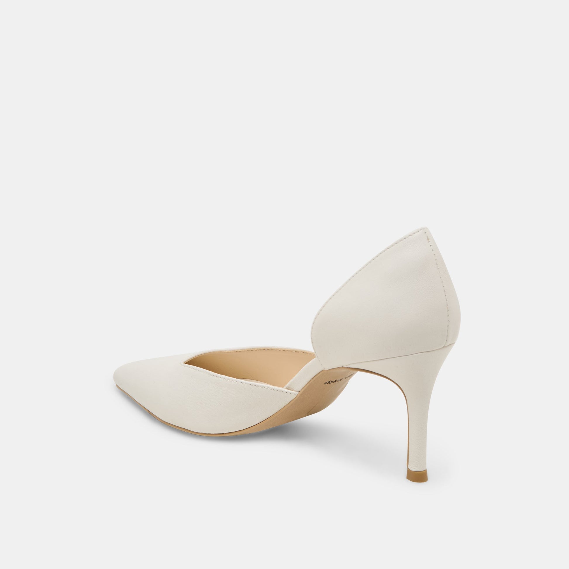 ELOY HEELS WHITE LEATHER Dolce Vita