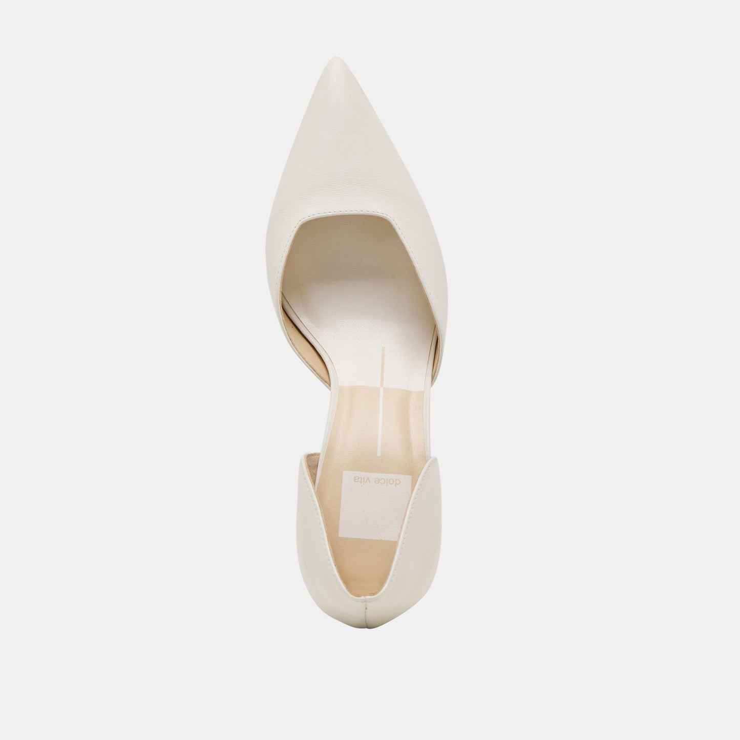 ELOY HEELS WHITE LEATHER Dolce Vita