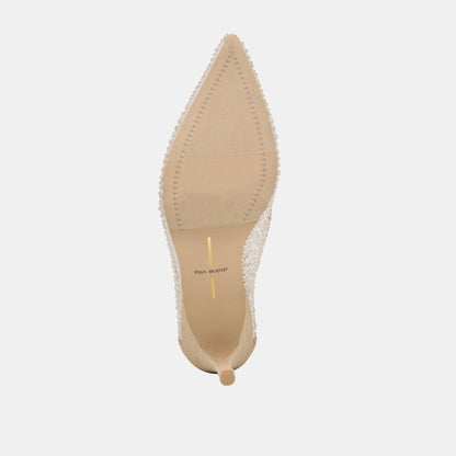 Kashe Crystal Lt Gold Mesh Heels Dolce Vita