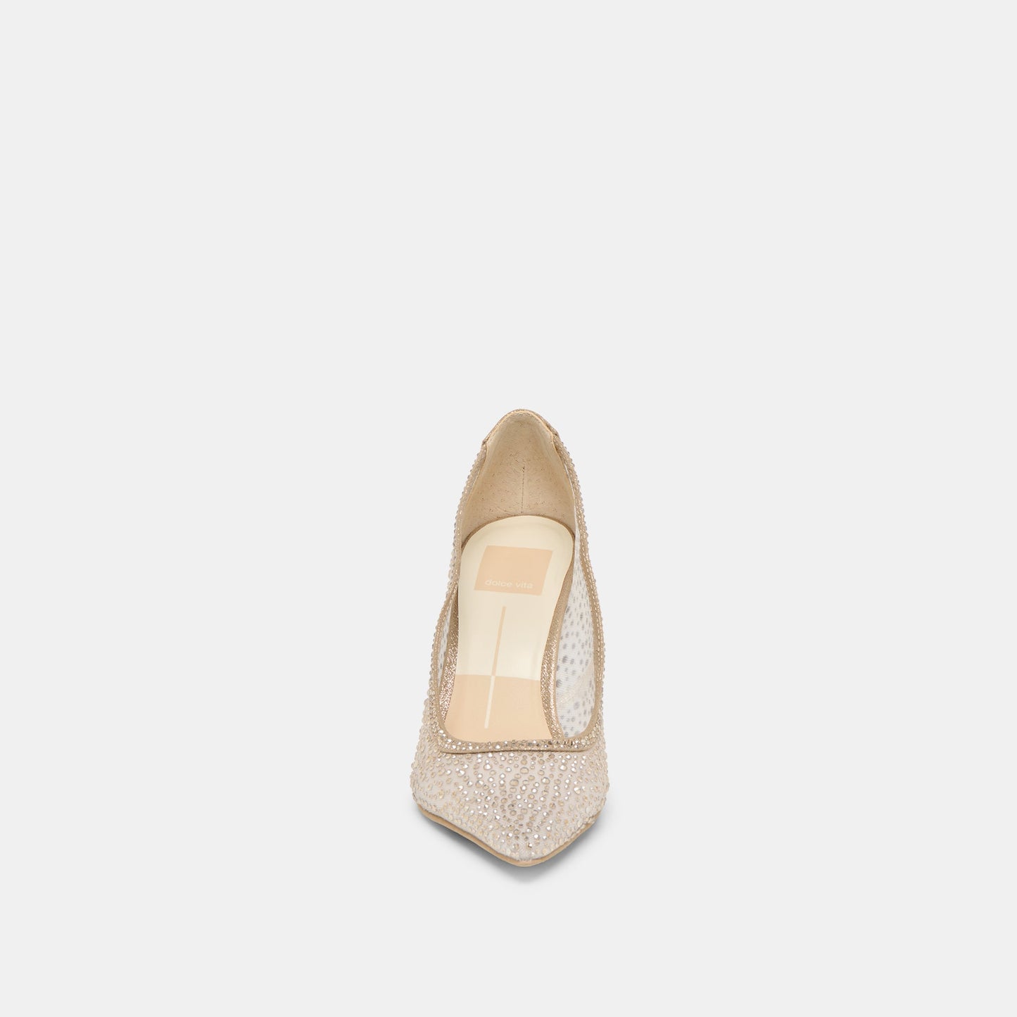 Kashe Crystal Lt Gold Mesh Heels Dolce Vita