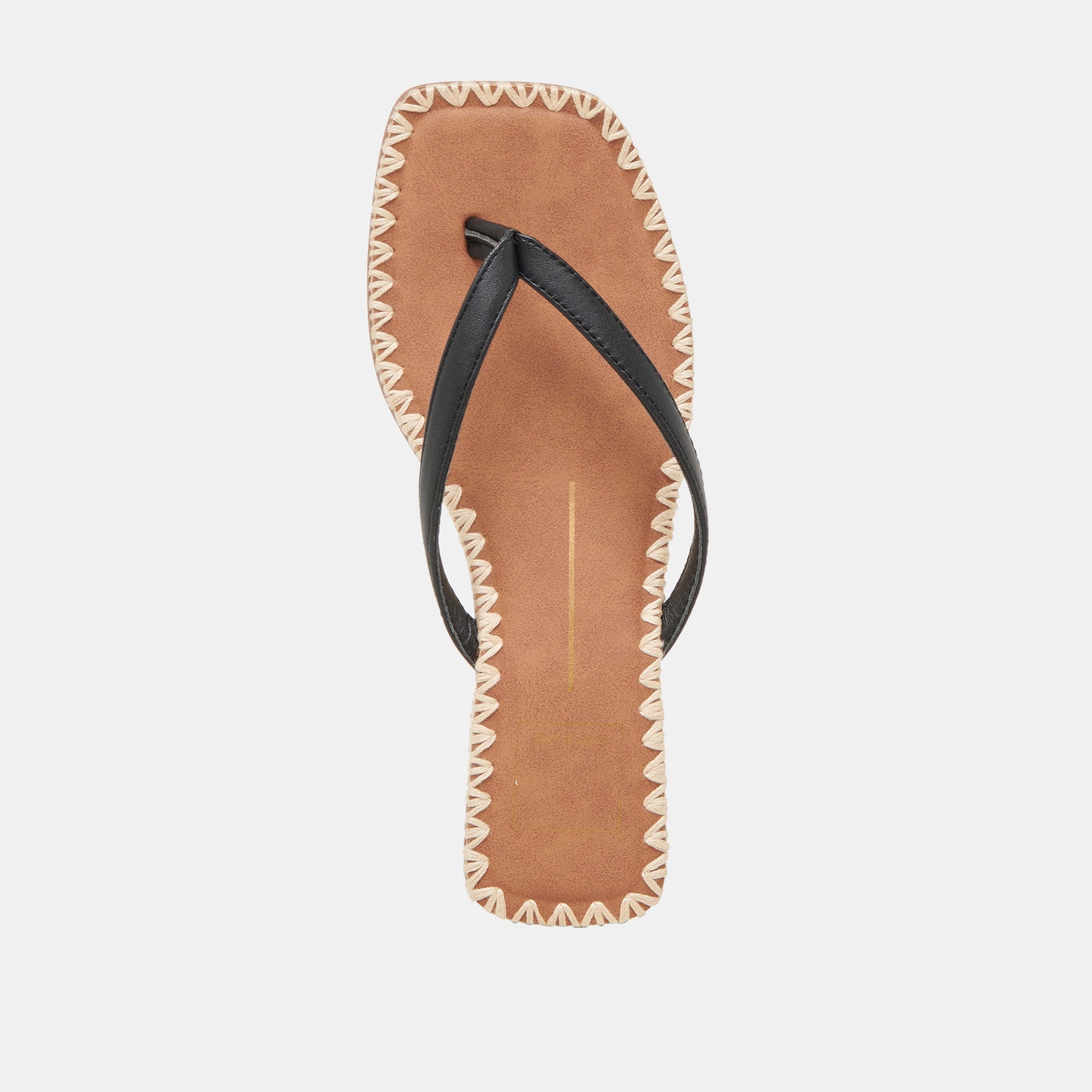 BARTY SANDALS BLACK LEATHER Dolce Vita