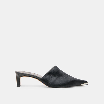 Lexy Nero Calf Hair Heels Dolce Vita