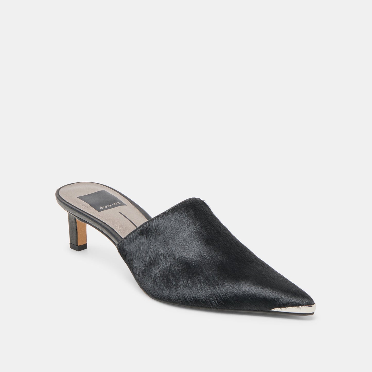 Lexy Nero Calf Hair Heels Dolce Vita