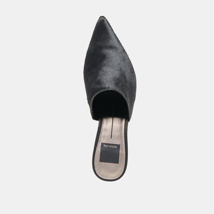 Lexy Nero Calf Hair Heels Dolce Vita