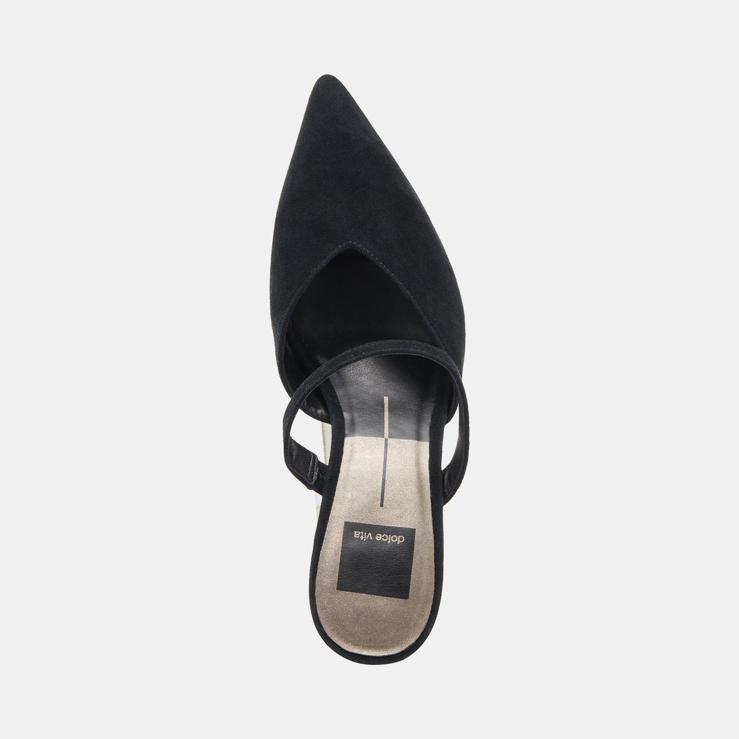 KANIKA WIDE HEELS ONYX SUEDE Dolce Vita