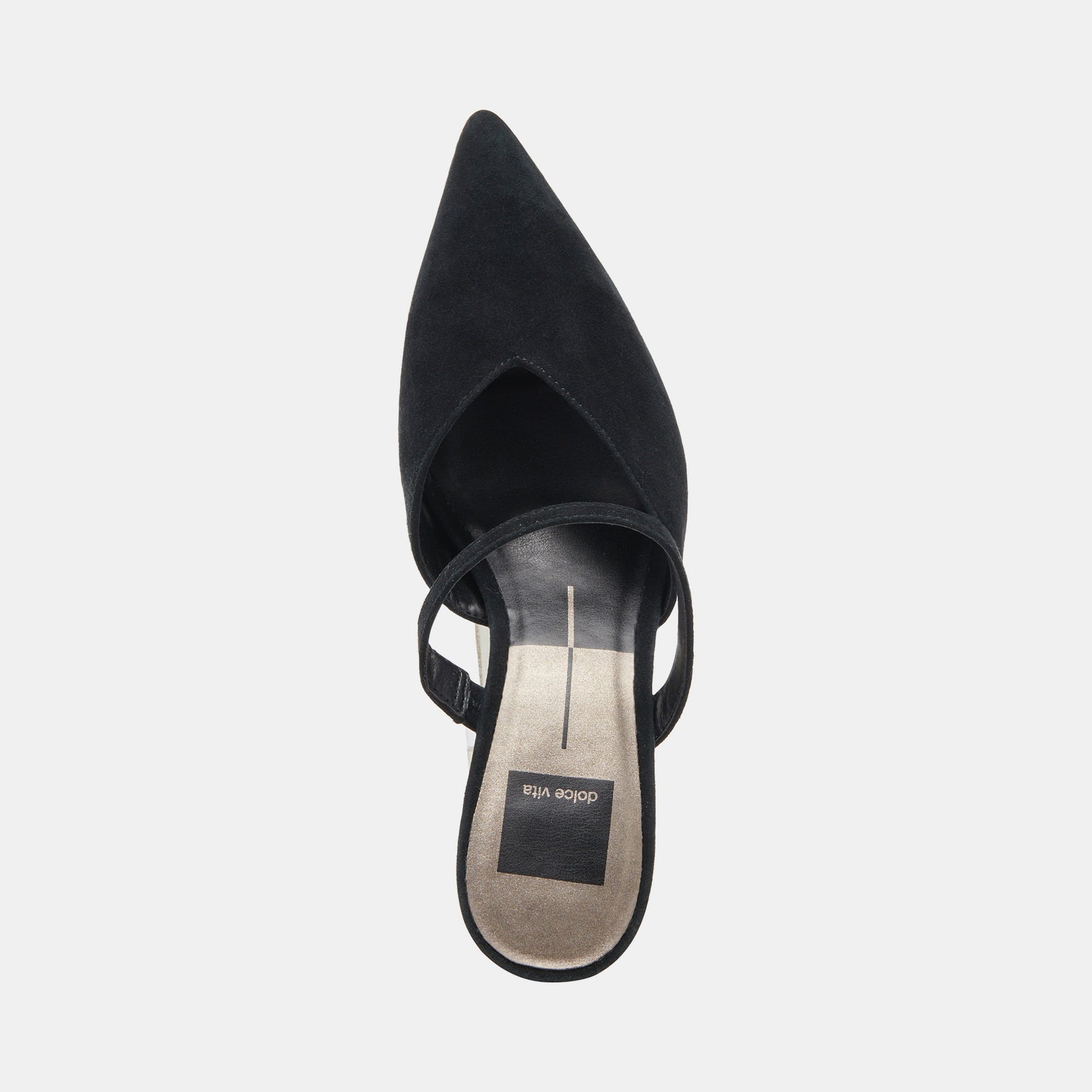 KANIKA WIDE HEELS ONYX SUEDE Dolce Vita