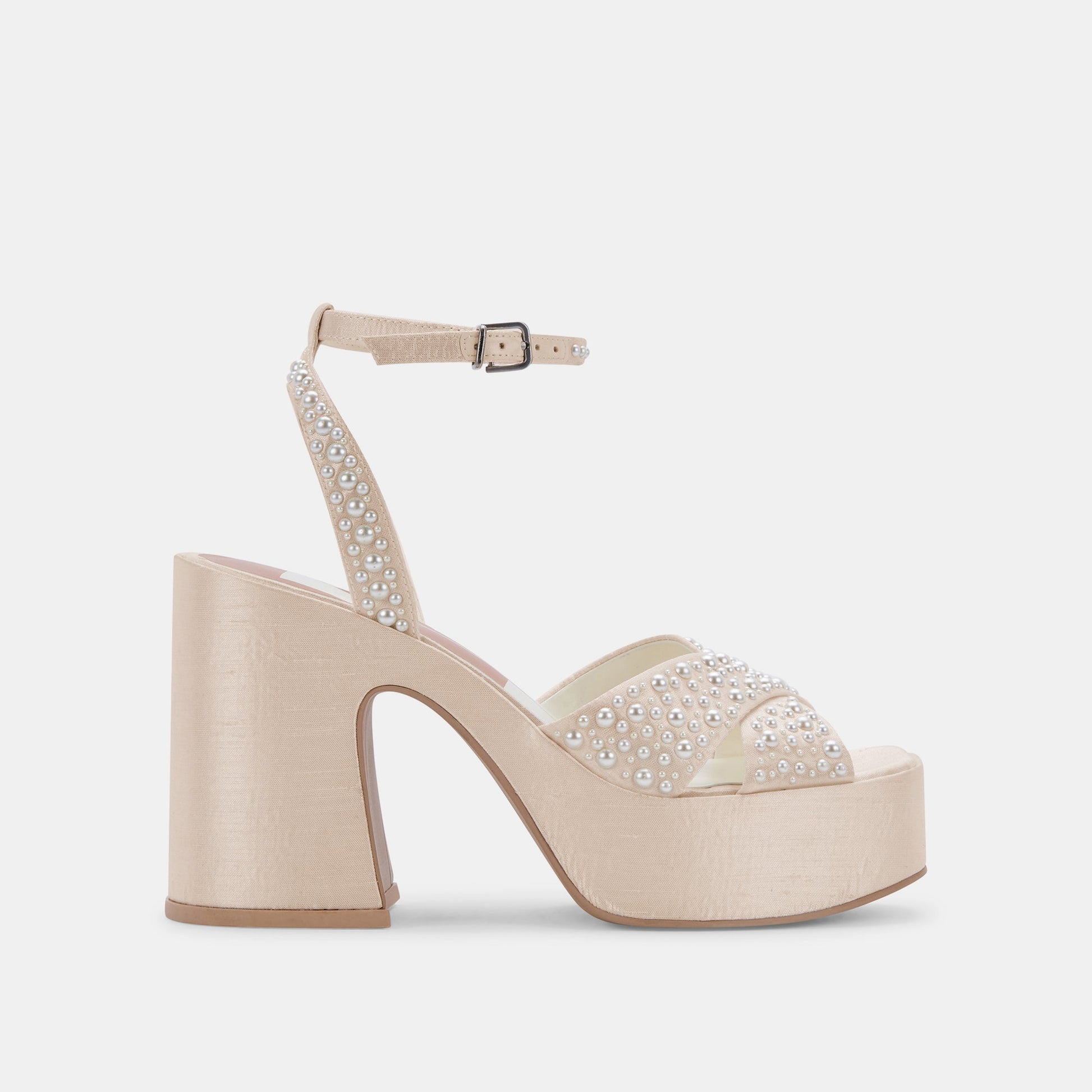WESSI PEARL HEELS VANILLA PEARLS Dolce Vita