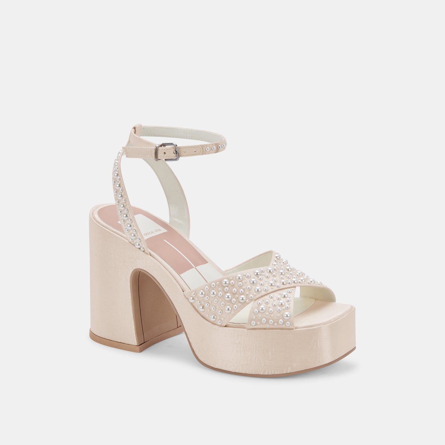 WESSI PEARL HEELS VANILLA PEARLS Dolce Vita