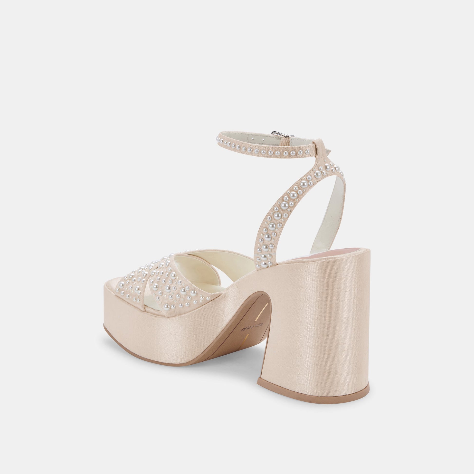 WESSI PEARL HEELS VANILLA PEARLS Dolce Vita