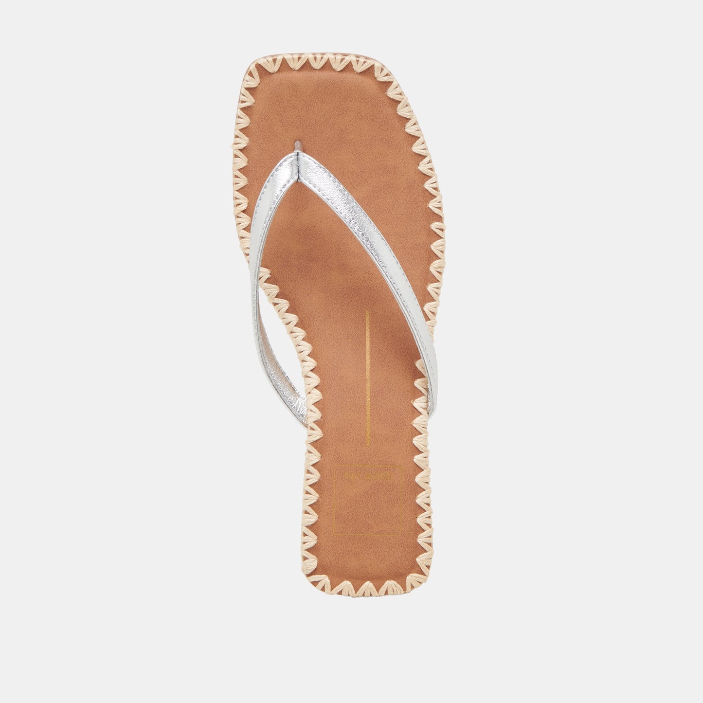 BARTY SANDALS SILVER METALLIC LEATHER Dolce Vita