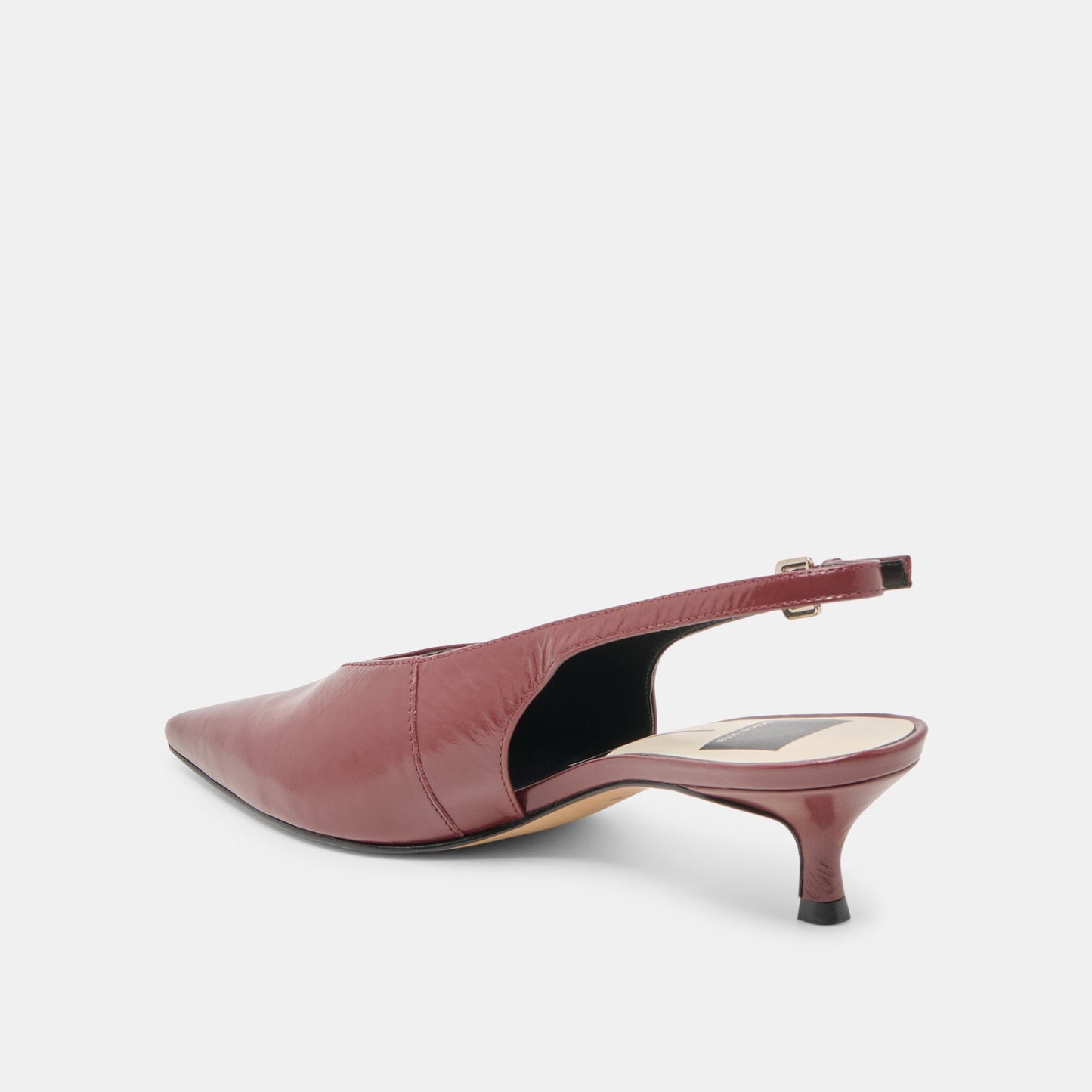 Alenna Oxblood Crinkle Heels Dolce Vita