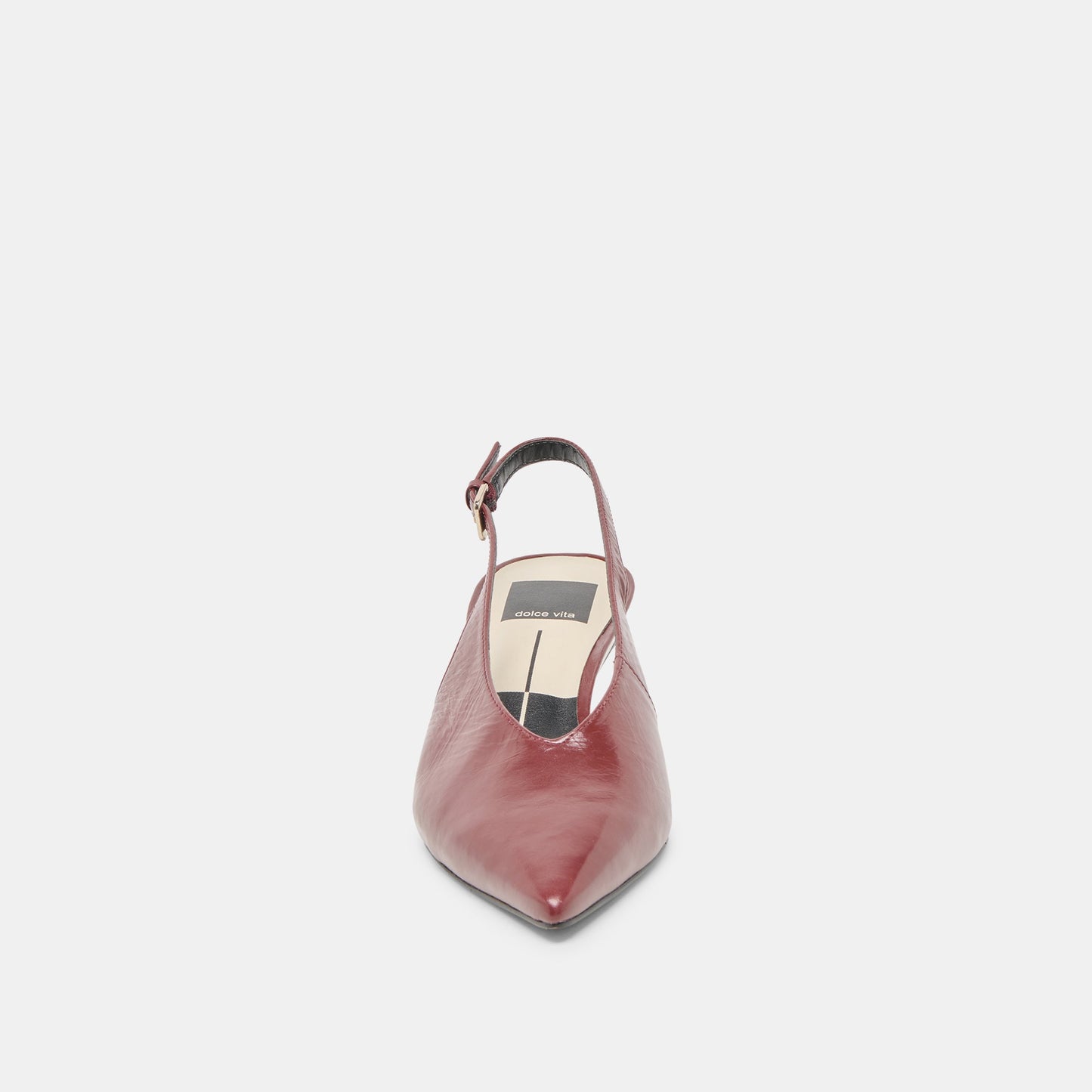 Alenna Oxblood Crinkle Heels Dolce Vita