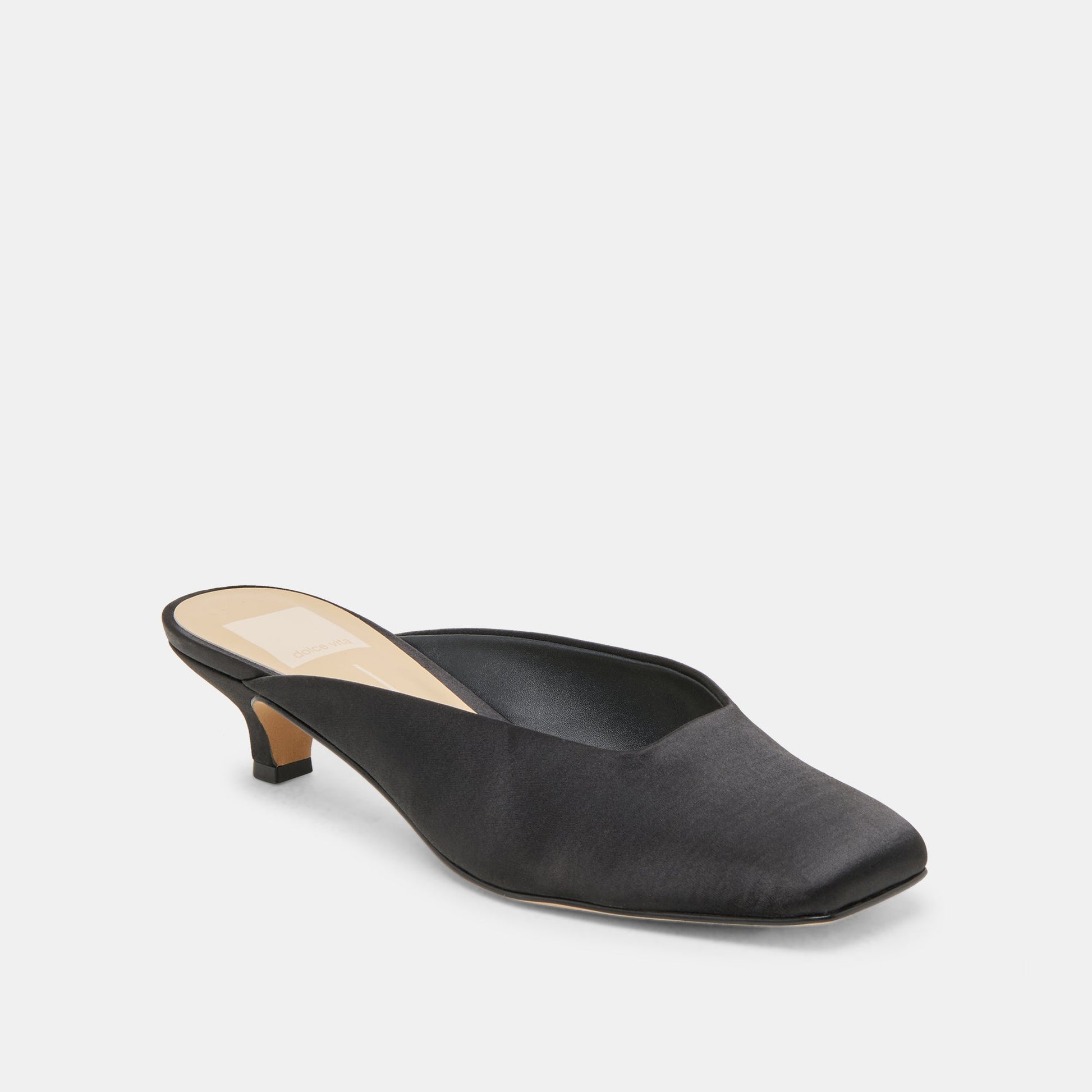 UMARA HEELS ONYX SATIN Dolce Vita