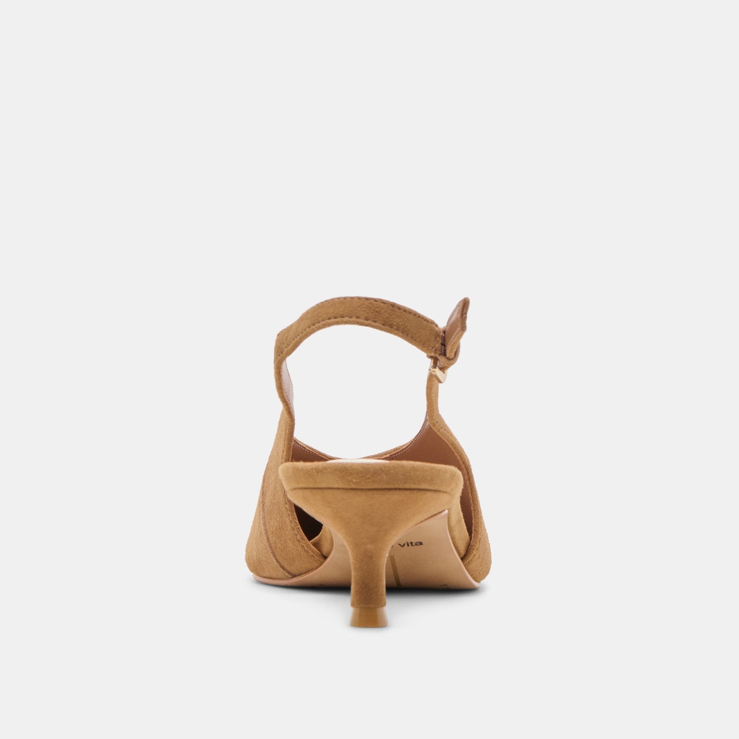 Alenna Lt Brown Suede Heels Dolce Vita