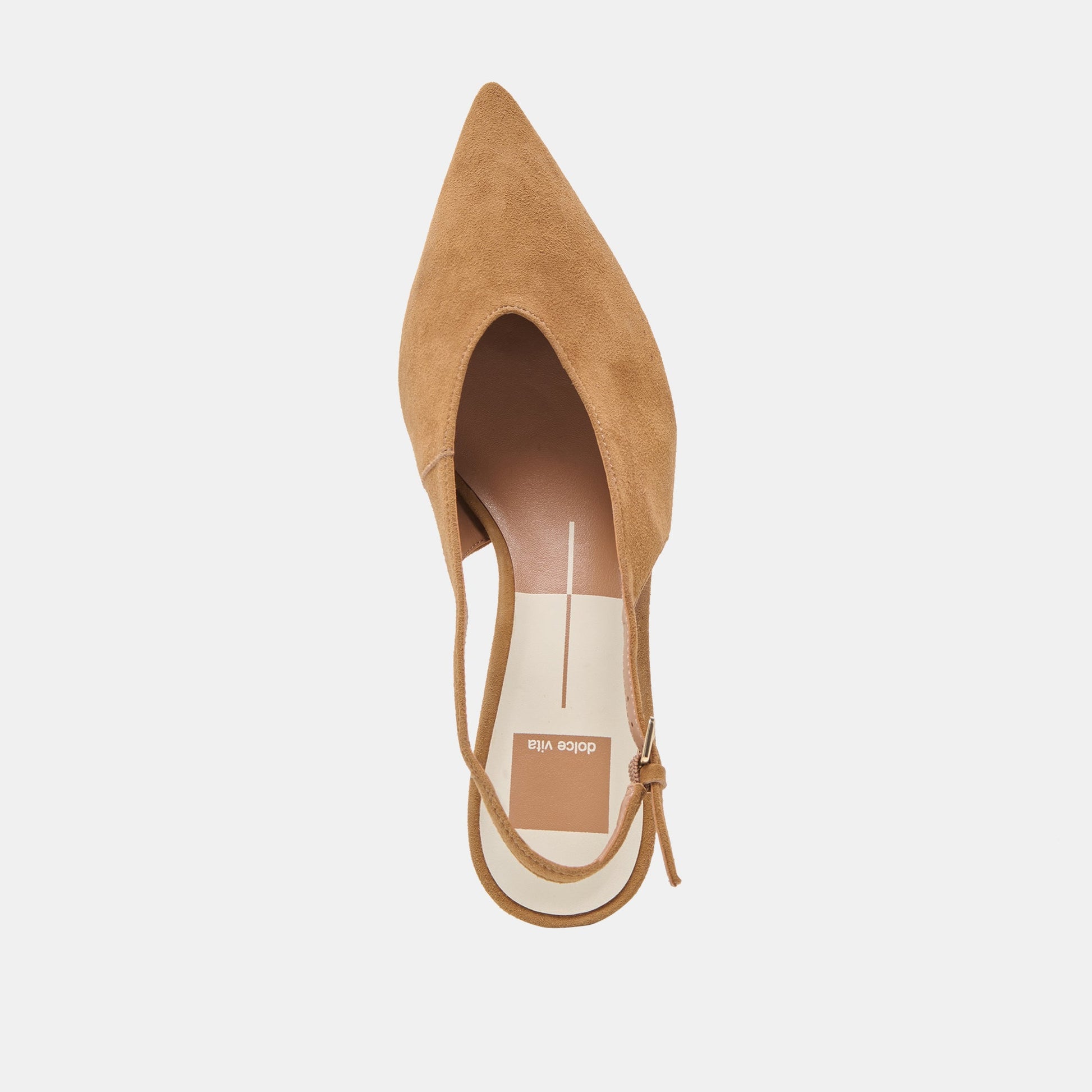 Alenna Lt Brown Suede Heels Dolce Vita