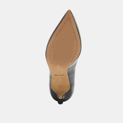 ALWYN HEELS MIDNIGHT CRINKLE PATENT Dolce Vita