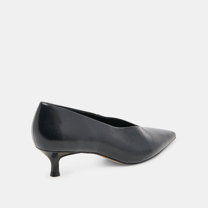 ALWYN HEELS MIDNIGHT CRINKLE PATENT Dolce Vita