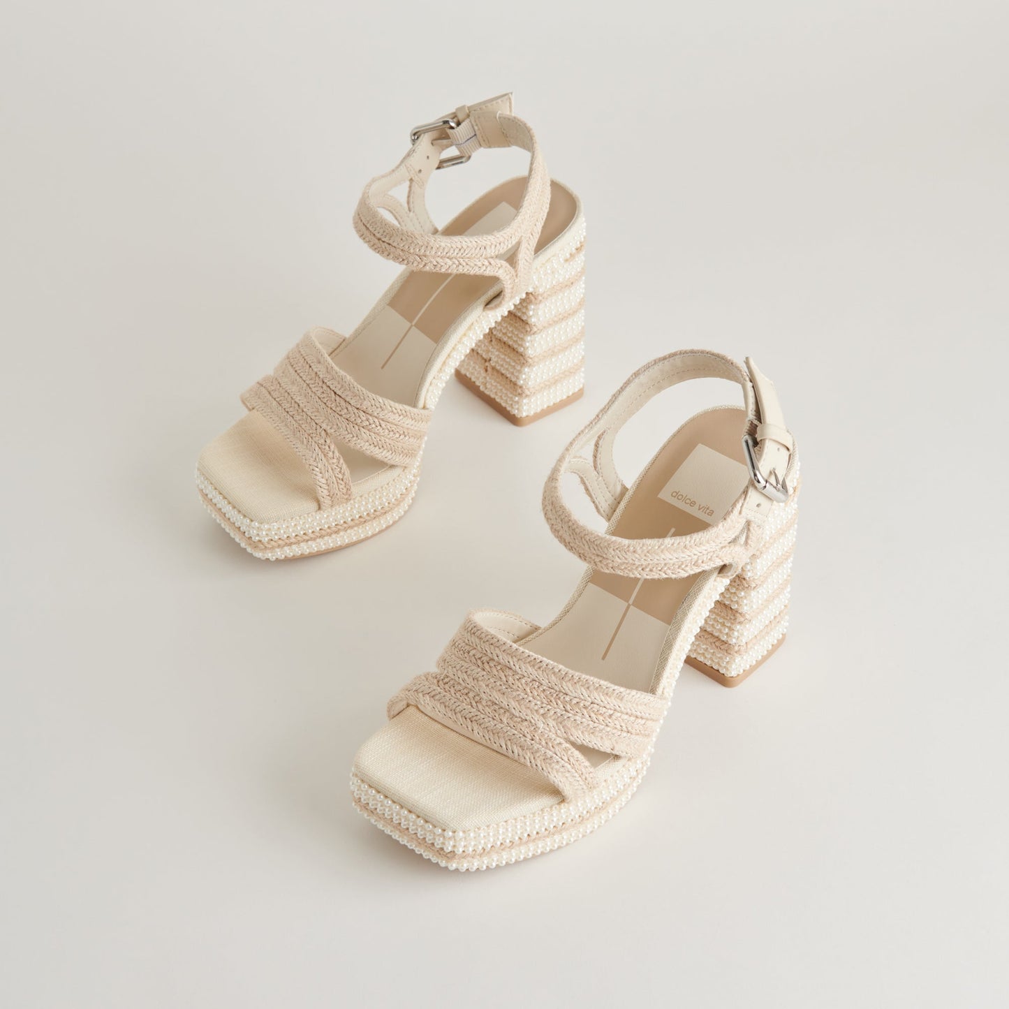 ANIRA Ivory Pearl Heels Dolce Vita