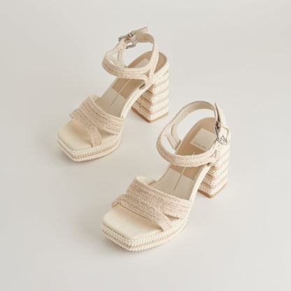 ANIRA Ivory Pearl Heels Dolce Vita