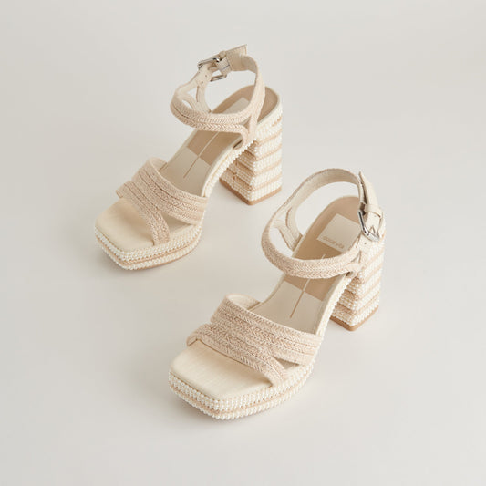 ANIRA Ivory Pearl Heels Dolce Vita