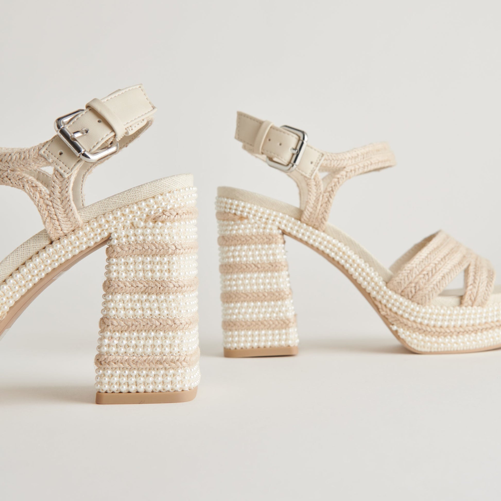 ANIRA Ivory Pearl Heels Dolce Vita