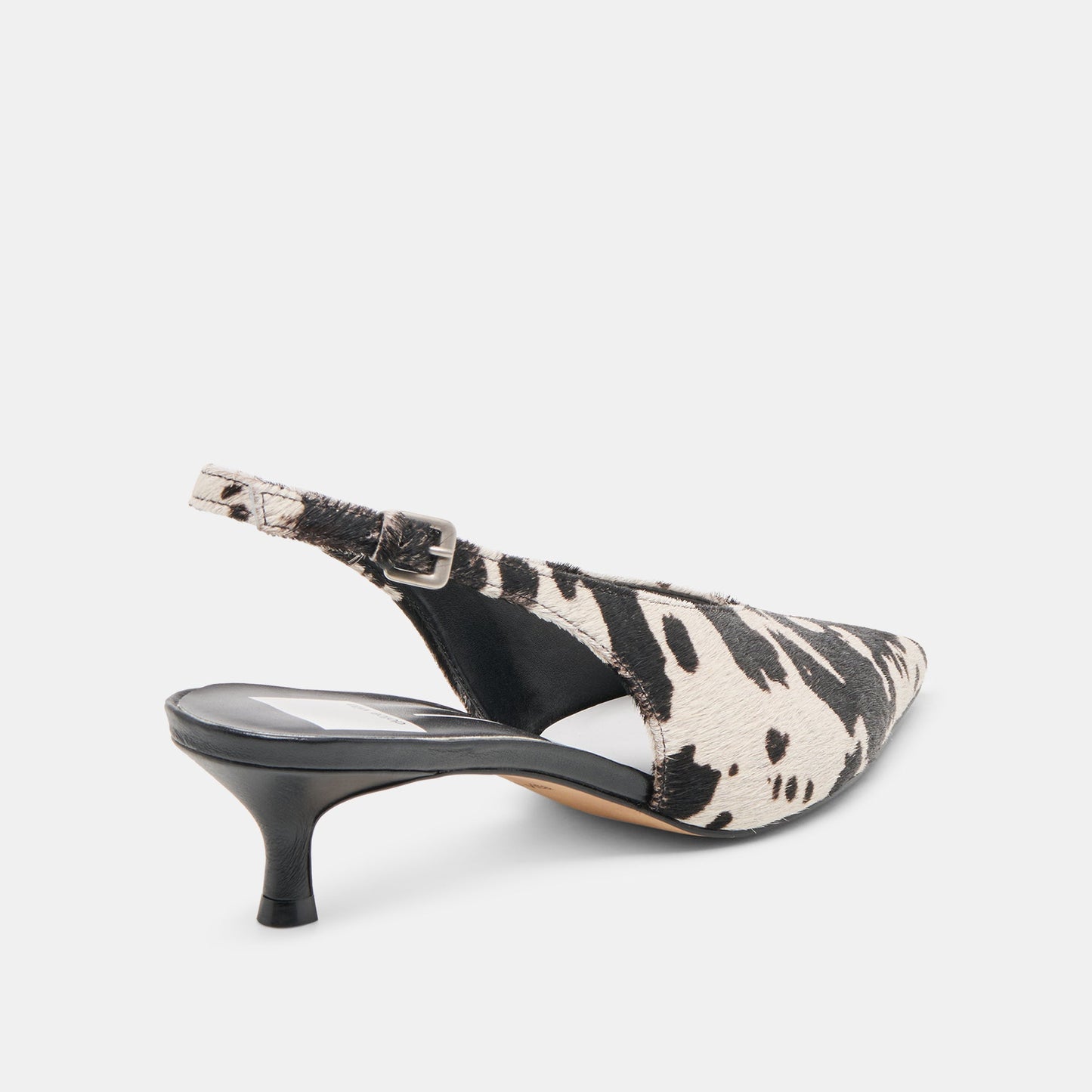 Alenna Black White Taurus Calf Hair Heels Dolce Vita