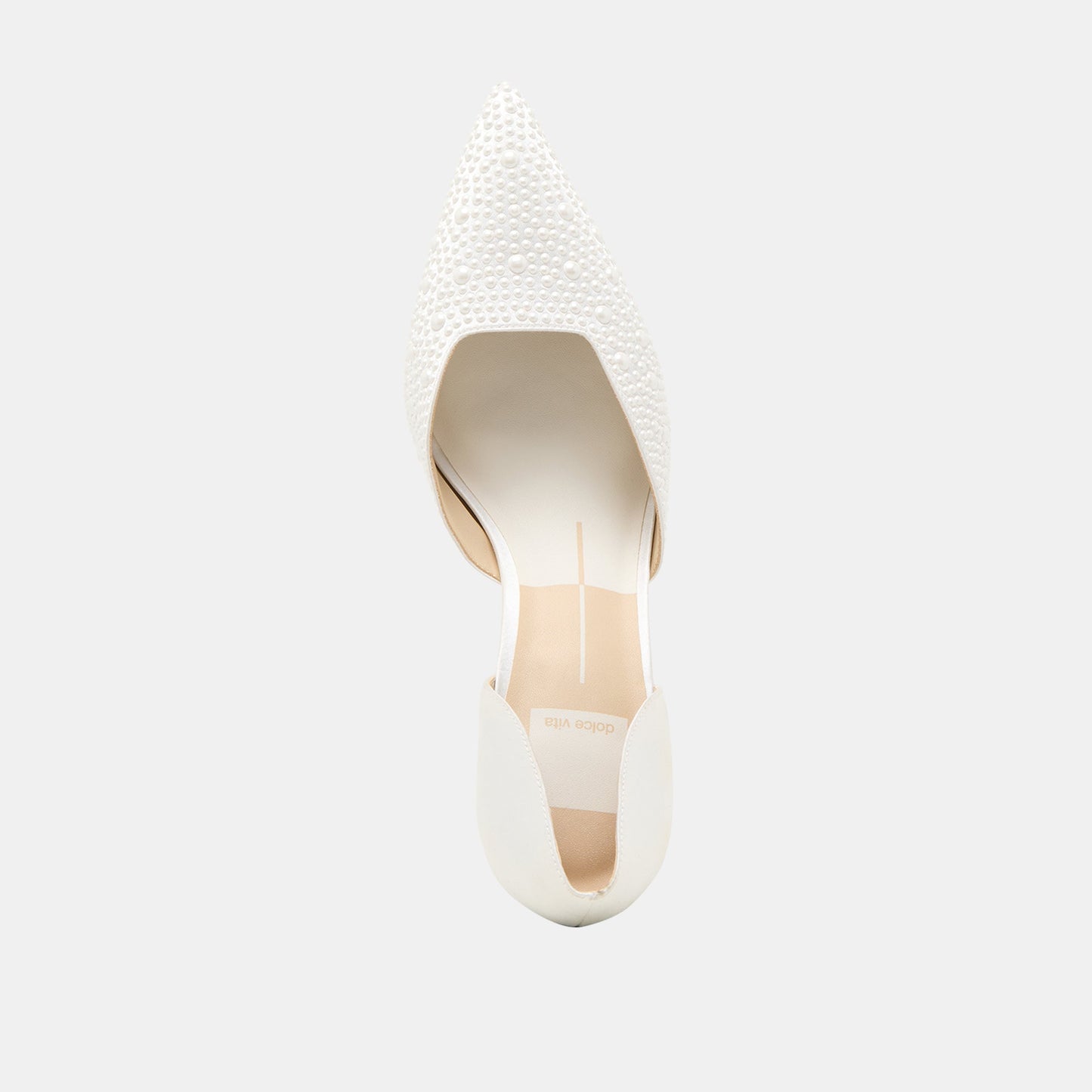 Eloy Pearl Off White Satin Heels Dolce Vita