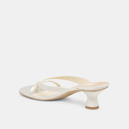 Brevel True White Satin Heels Dolce Vita