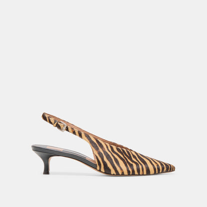 Alenna Tiger Calf Hair Heels Dolce Vita