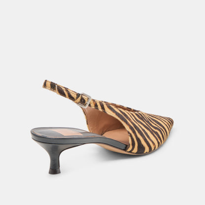 Alenna Tiger Calf Hair Heels Dolce Vita