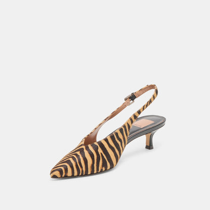 Alenna Tiger Calf Hair Heels Dolce Vita