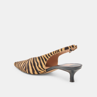 Alenna Tiger Calf Hair Heels Dolce Vita
