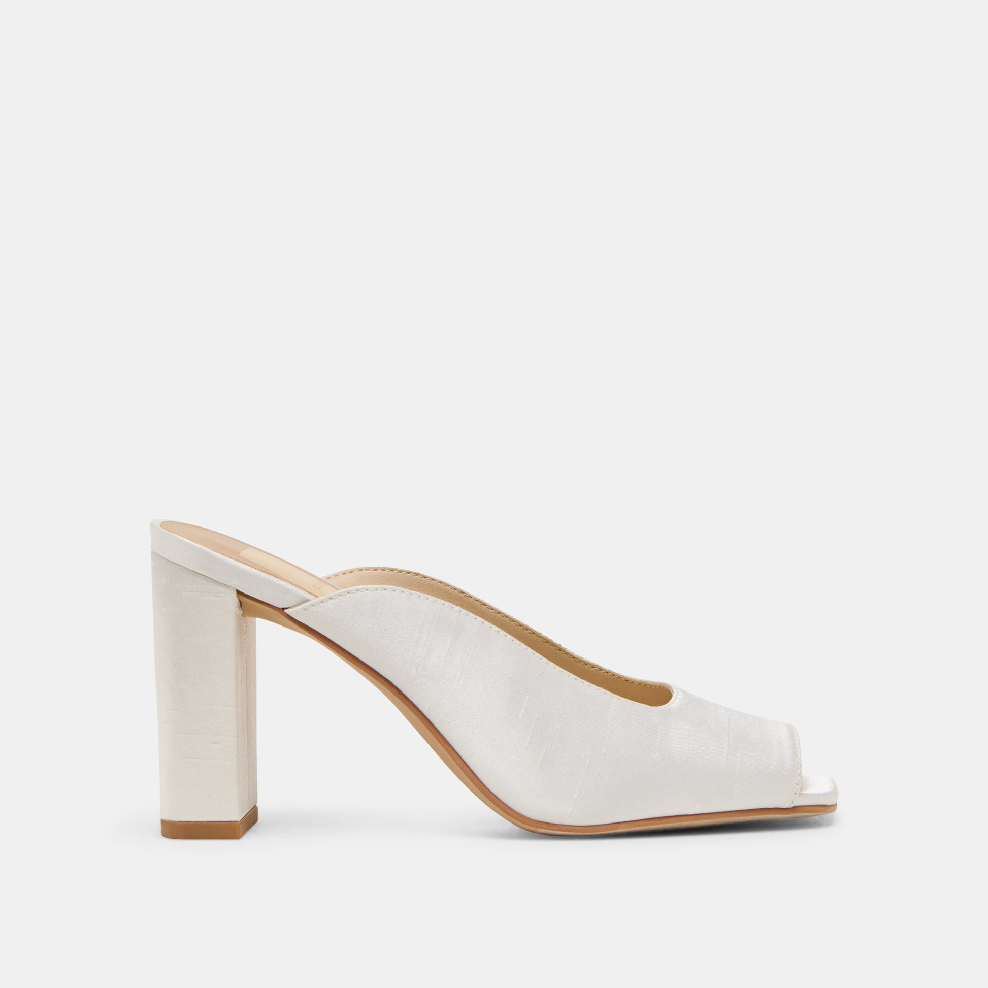 Sabela Off White Satin Heels Dolce Vita