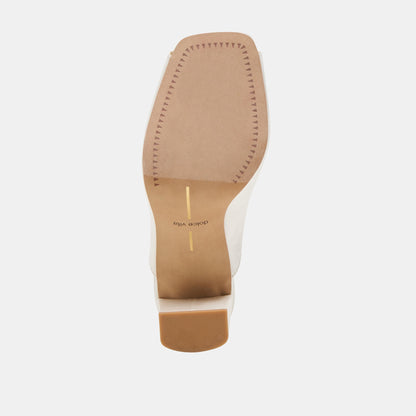 Sabela Off White Satin Heels Dolce Vita
